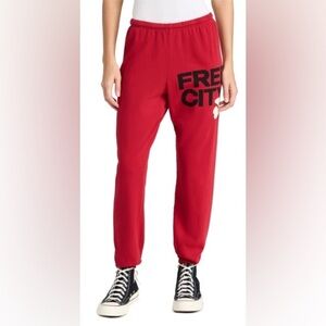 FREECITY logo sweatpants